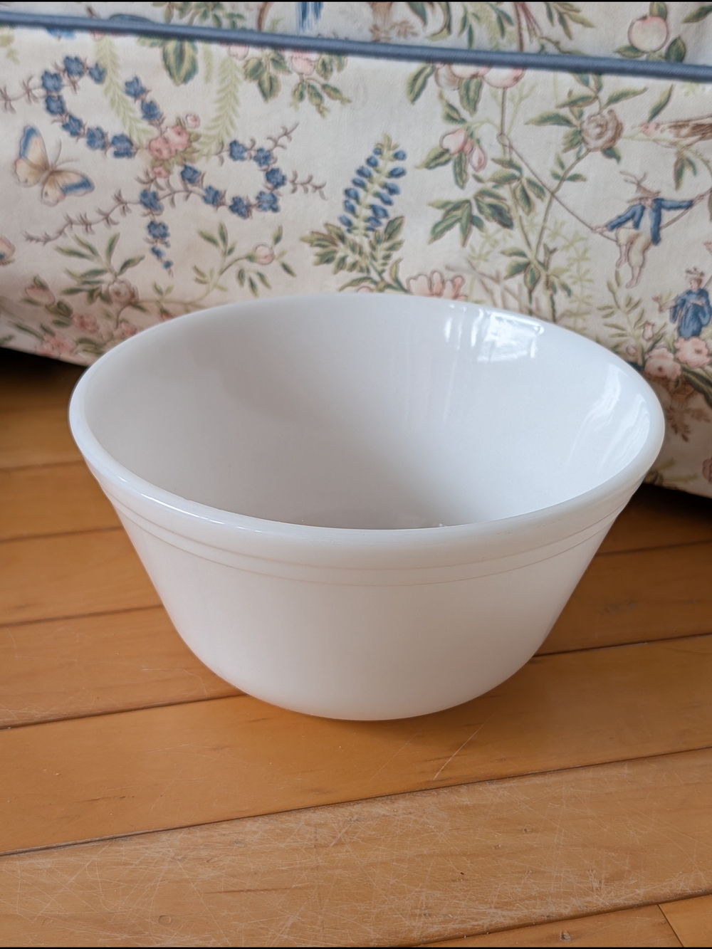Federal Glass Milk Glass Mixing Bowl